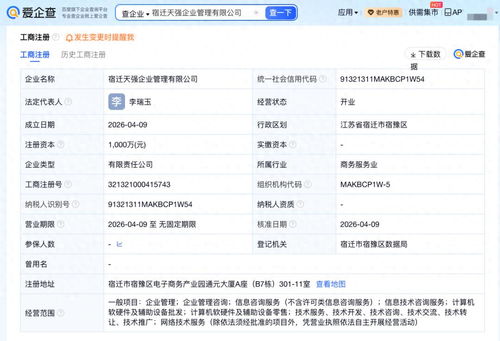 刘强东章泽天成立新公司“天强” 以技术咨询引领数字化转型